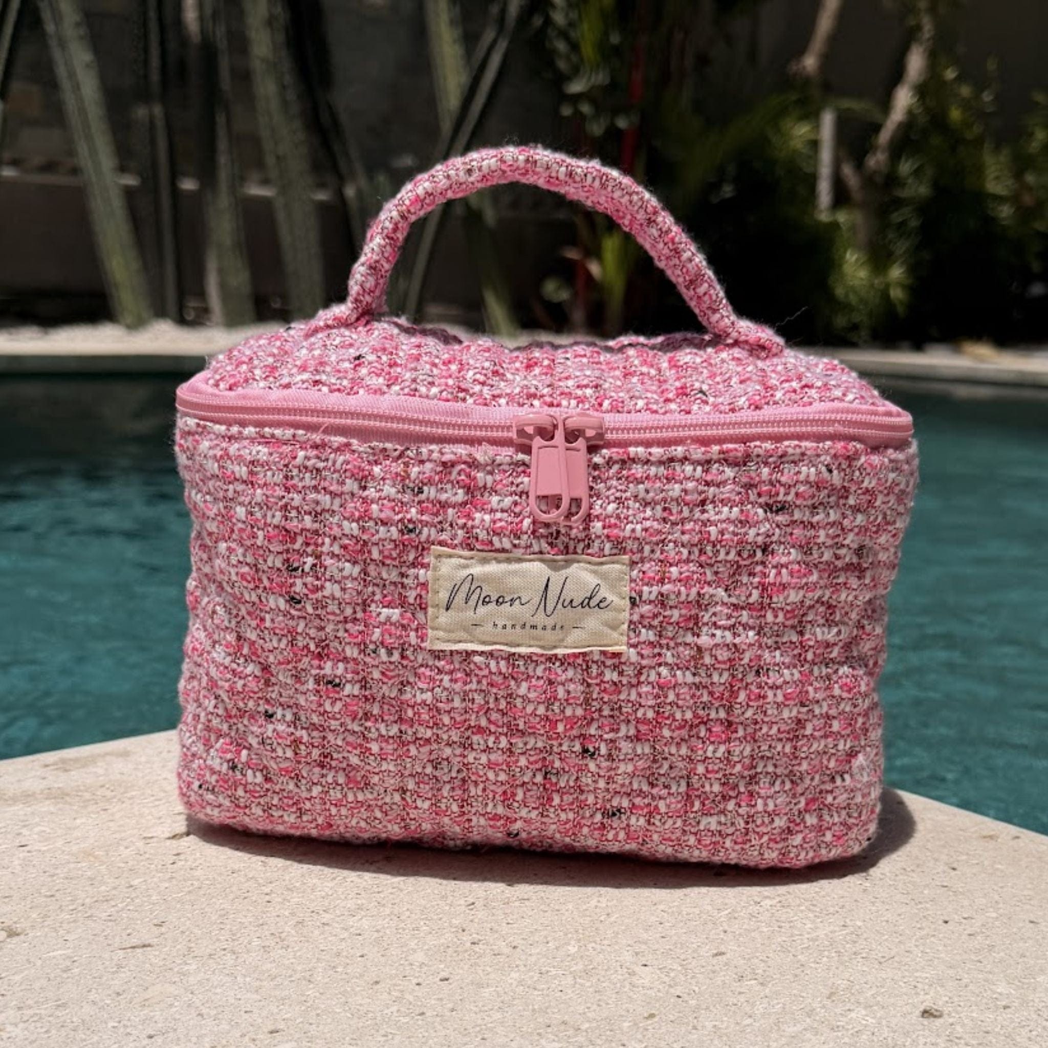 Moon Nude Camellia Vanity Bag
