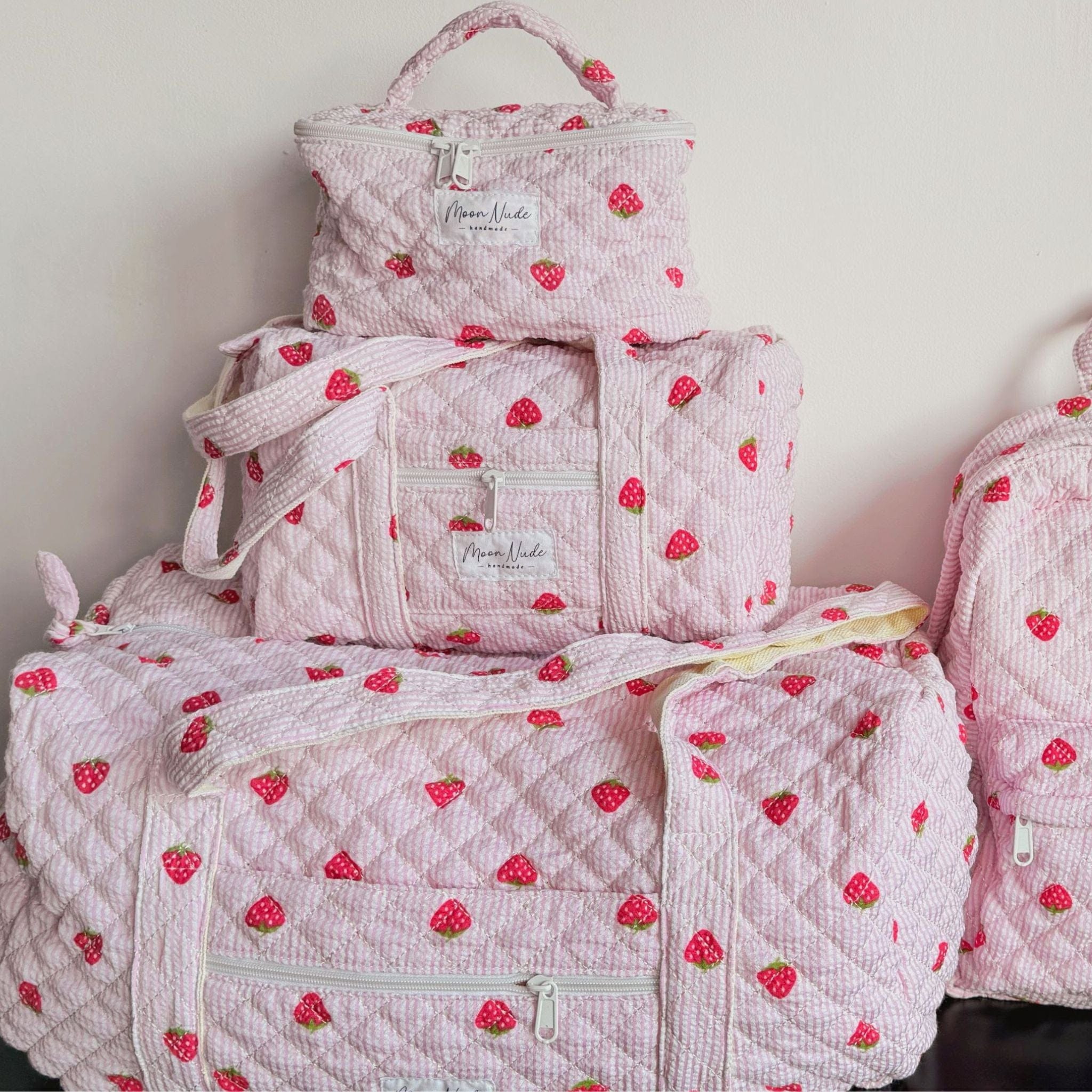 Moon Nude Strawberry Mini Duffel Bag