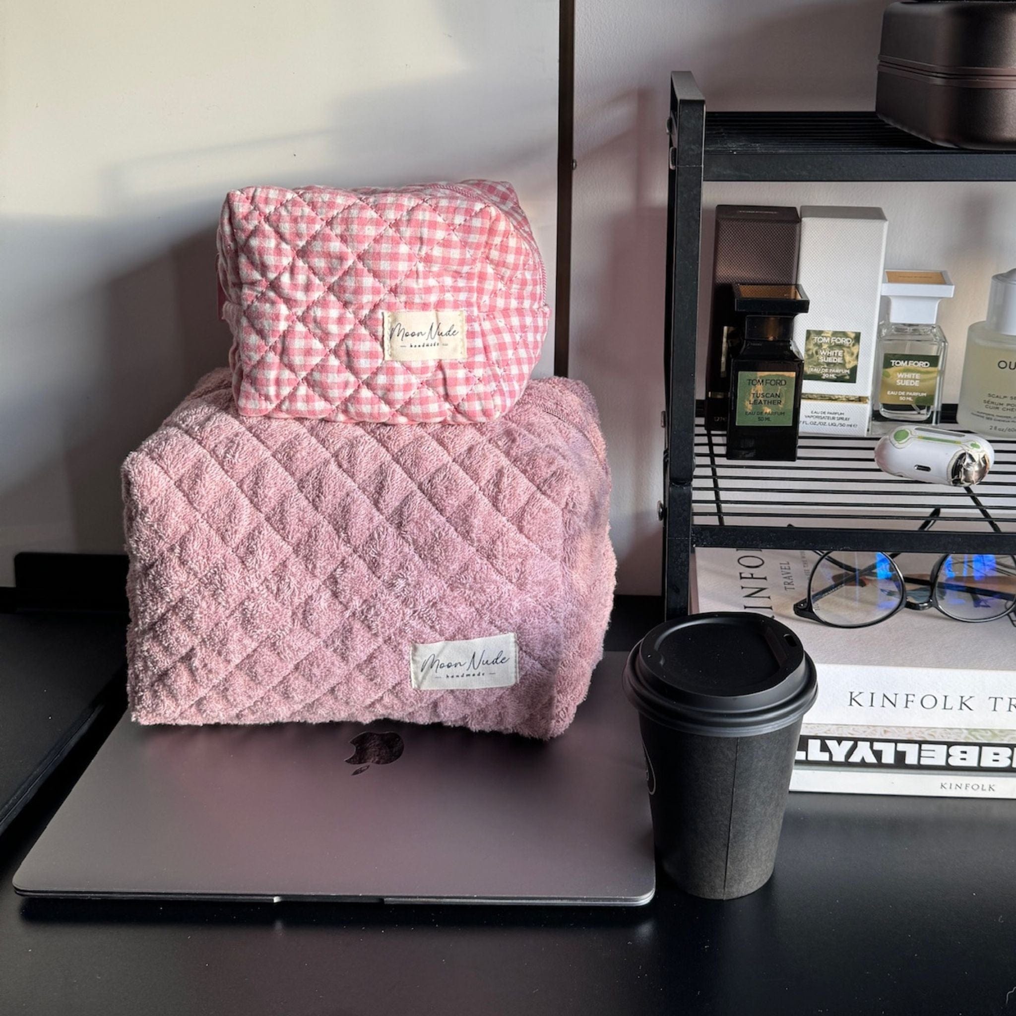 Moon Nude Blush Large Makeup Bag