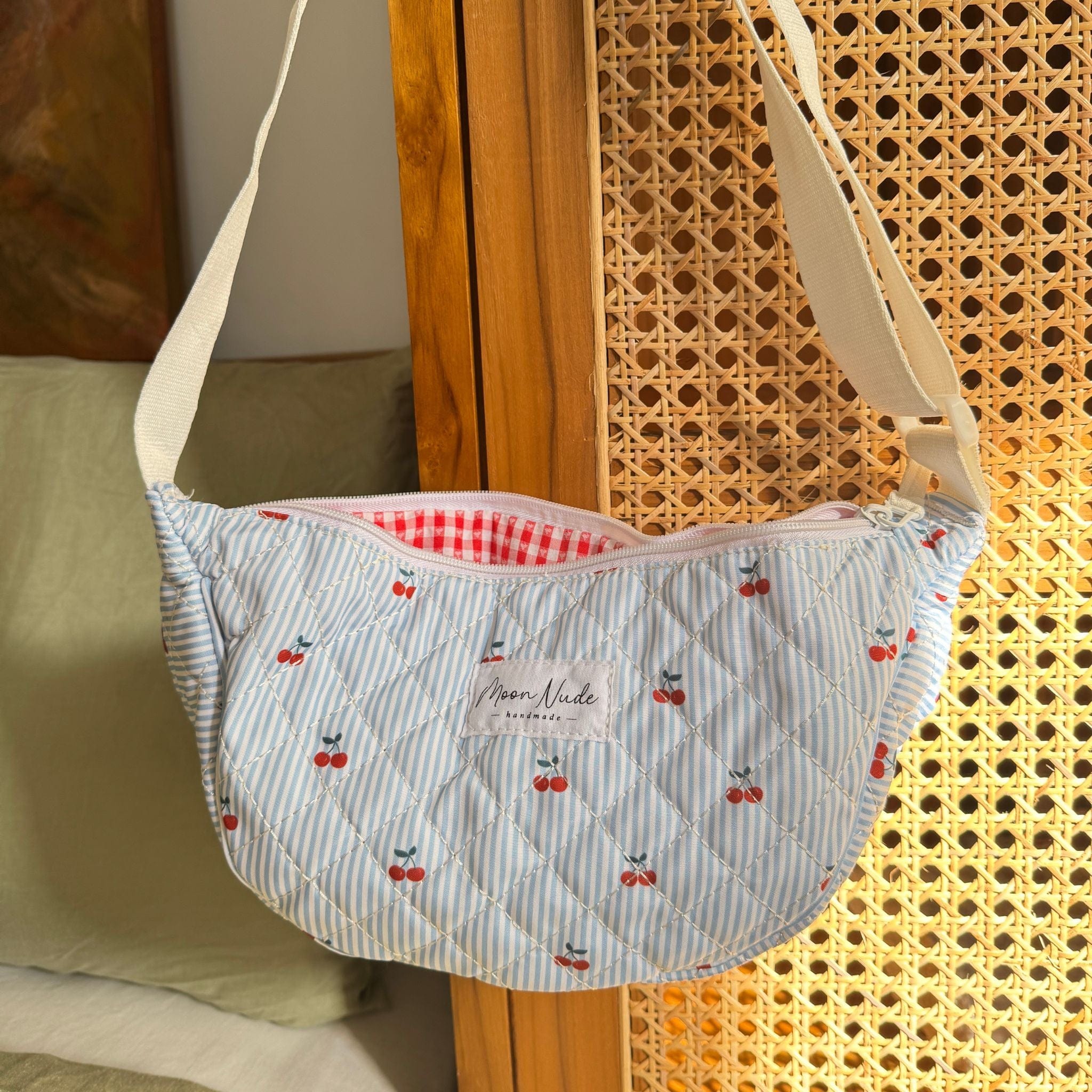 Moon Nude Cherry Mini Shoulder Bag